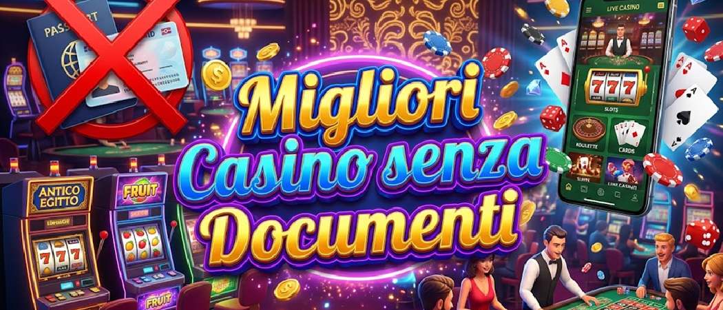 I migliori bonus dei casino online senza documenti